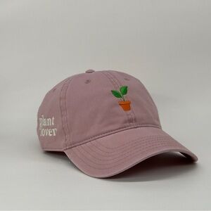 Pink Plant Lover Dad Hat